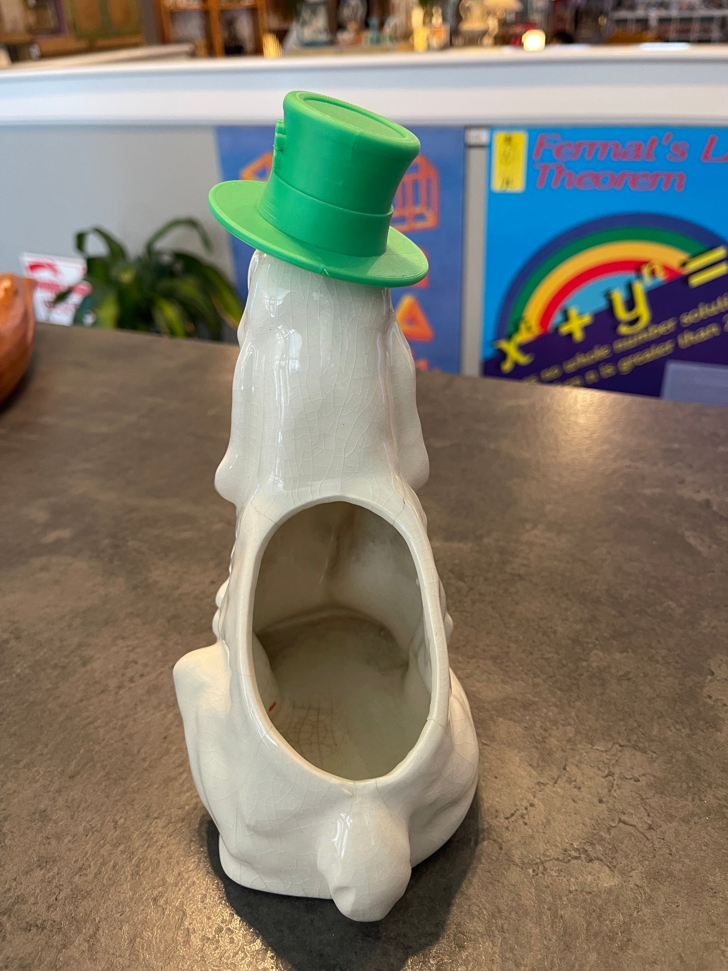 Ceramic Spaniel Planter