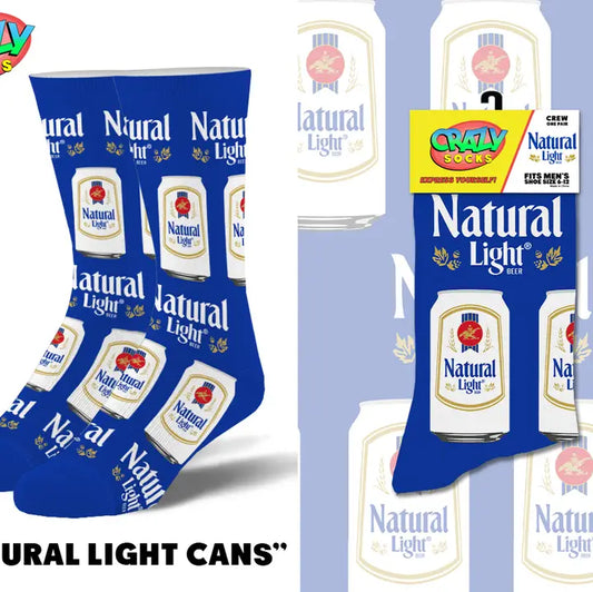 Natural Light Beer Socks