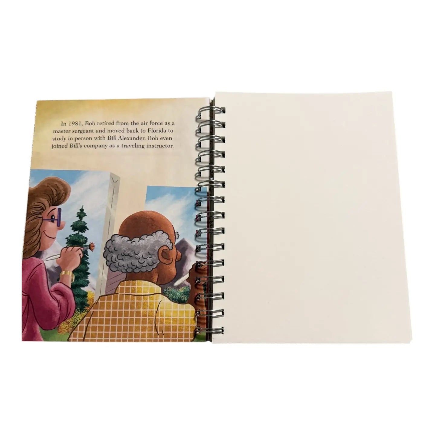 Bob Ross: Upcycled Little Golden Book Watercolor Sketchbook