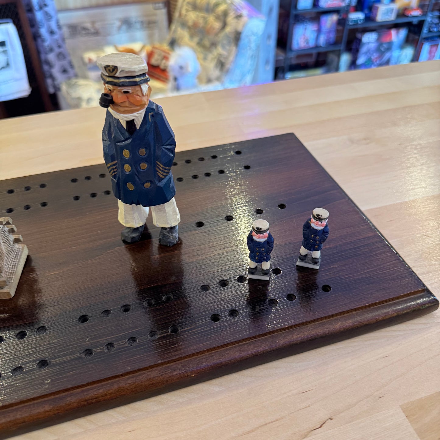 Old Captains Cribbage Board