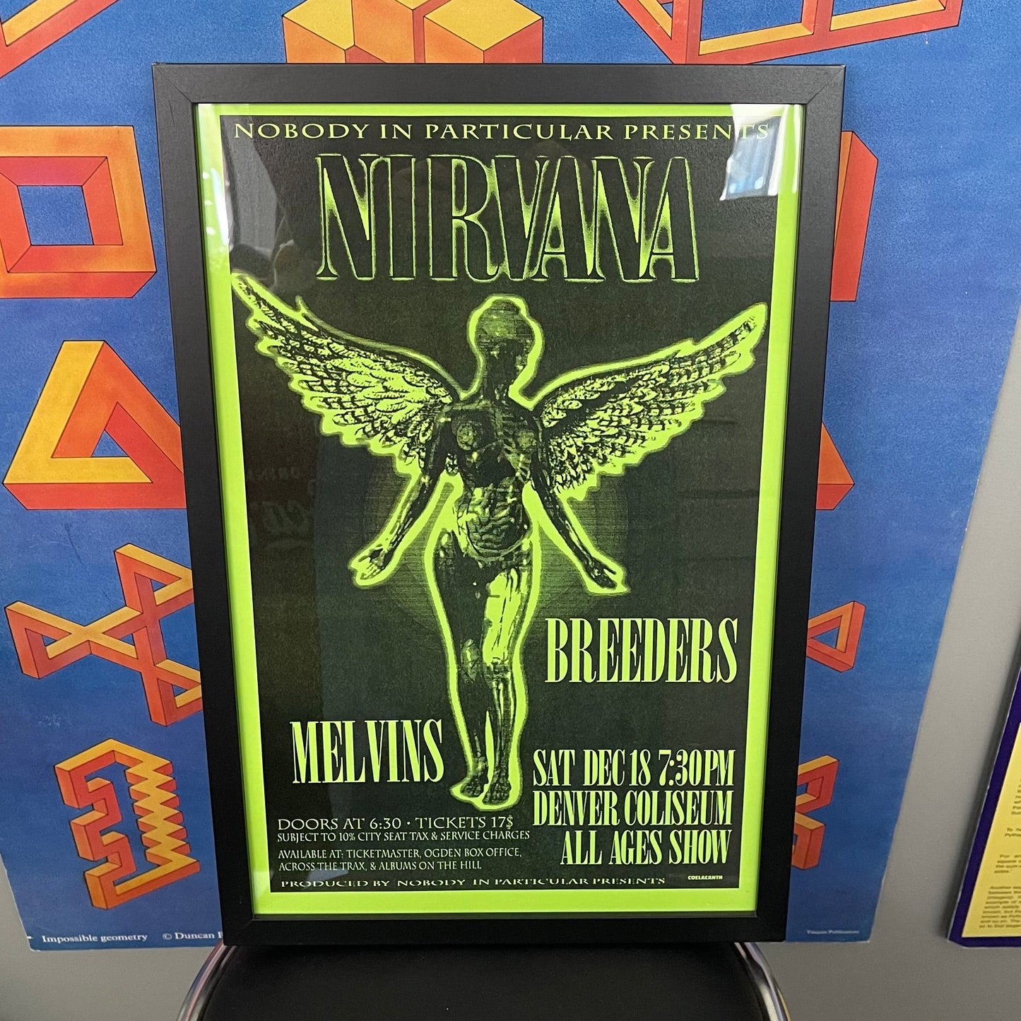 Nirvana Concert Poster (reprint)
