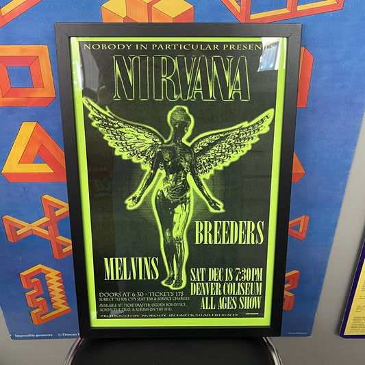 Nirvana Concert Poster (reprint)
