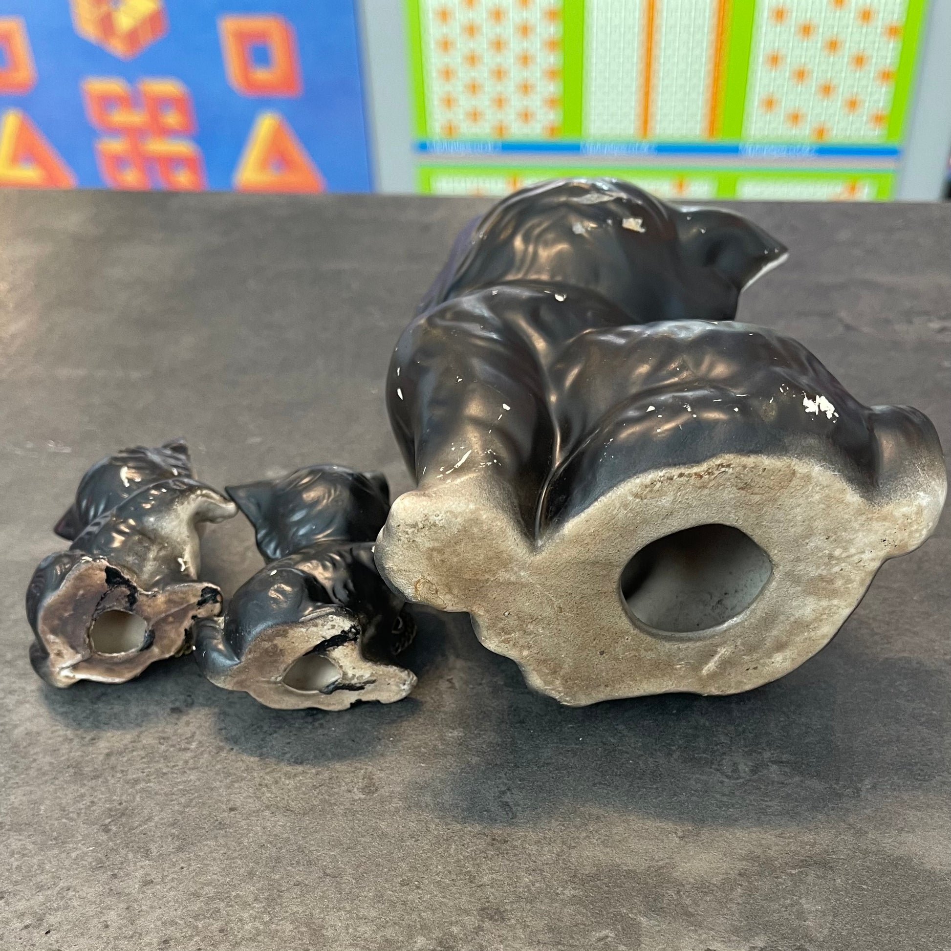 Ceramic Cat with Kittens