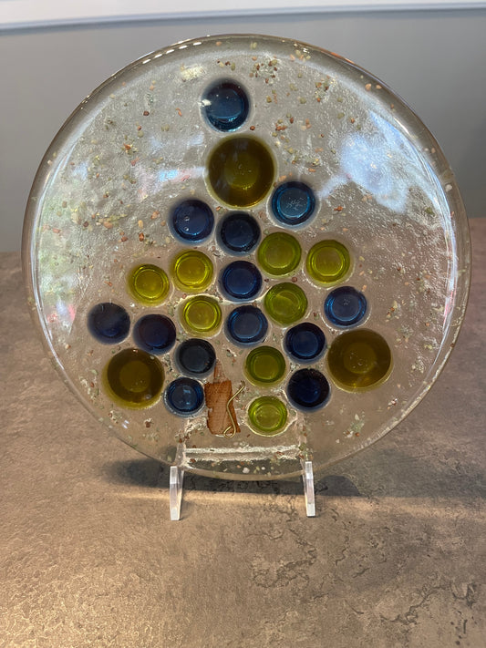 Lucite Grape Trivet