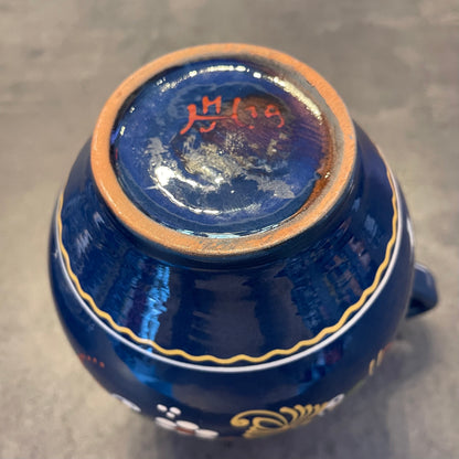 Pottery Pitcher and Platter Set