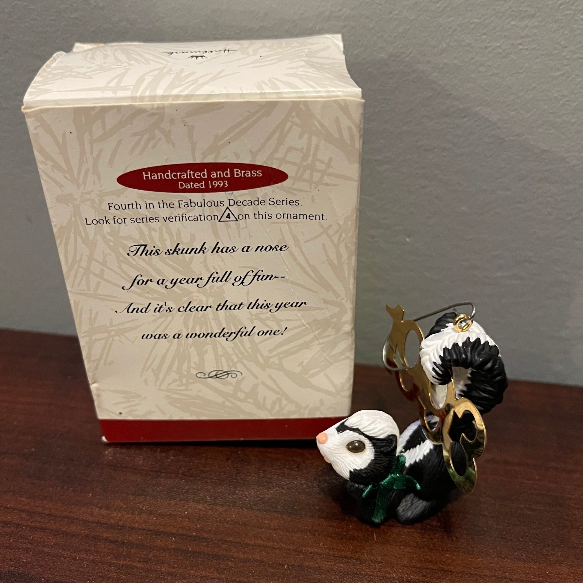 Hallmark 1993 Fabulous Decade Ornament