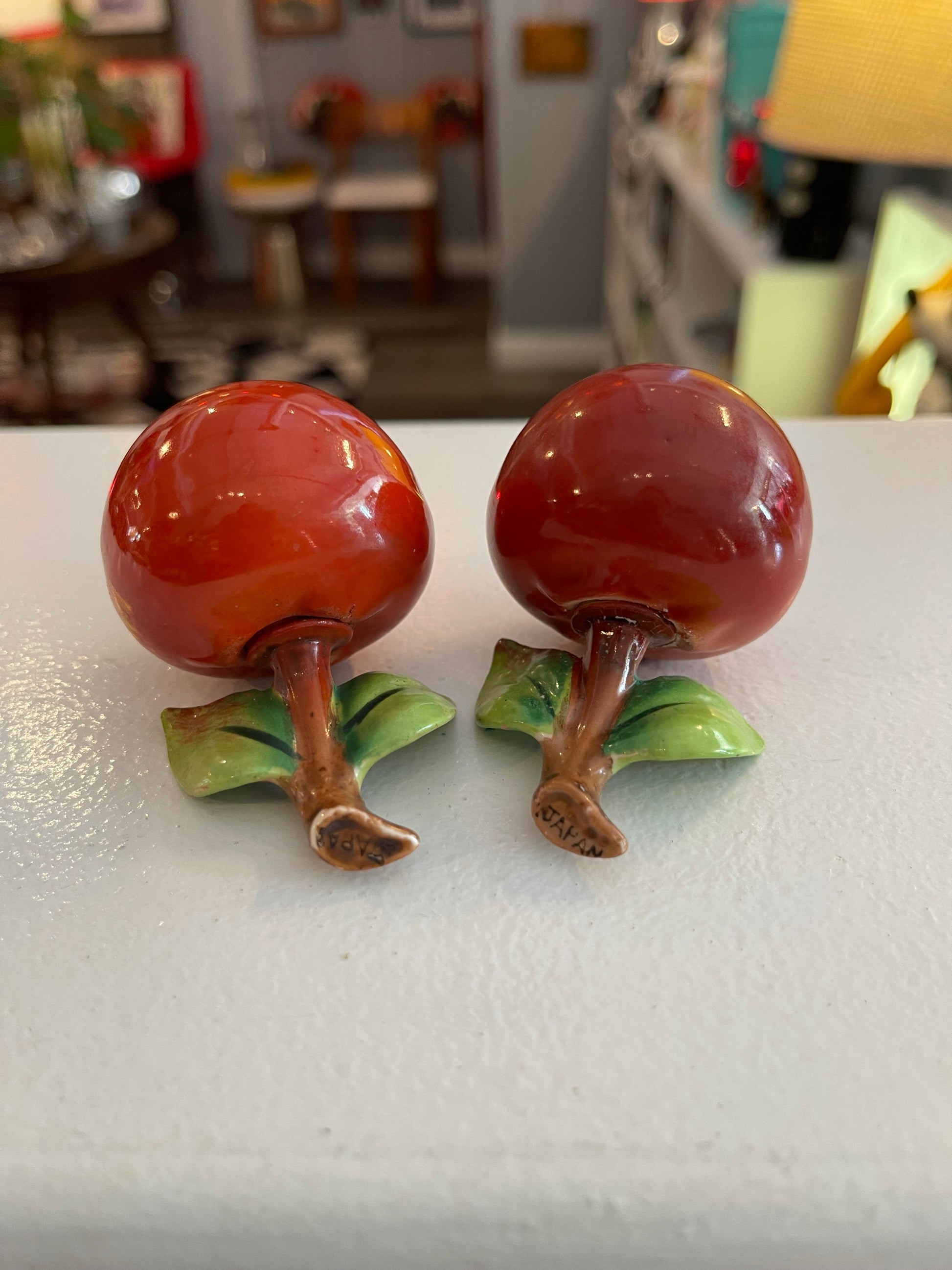 Cherry Salt and Pepper Shakers