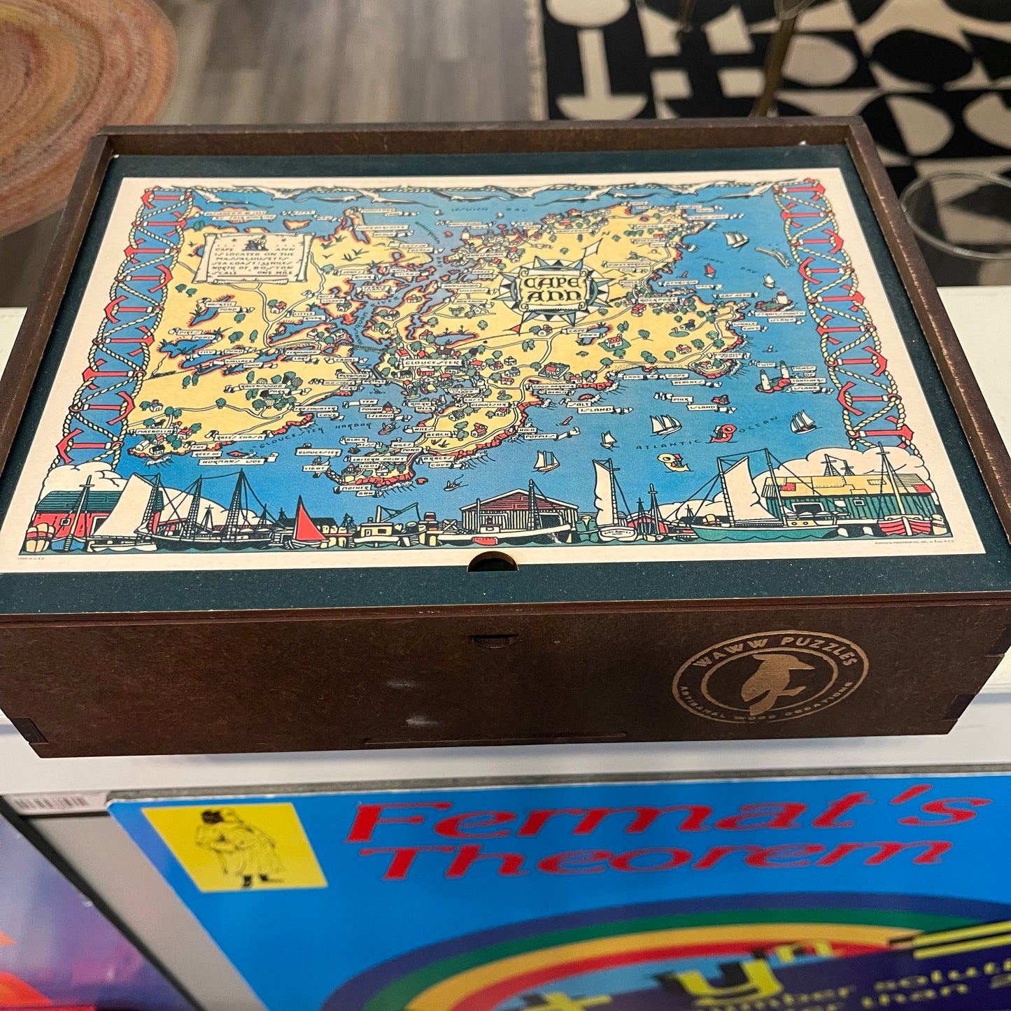 Cape Ann Map Wooden Puzzle