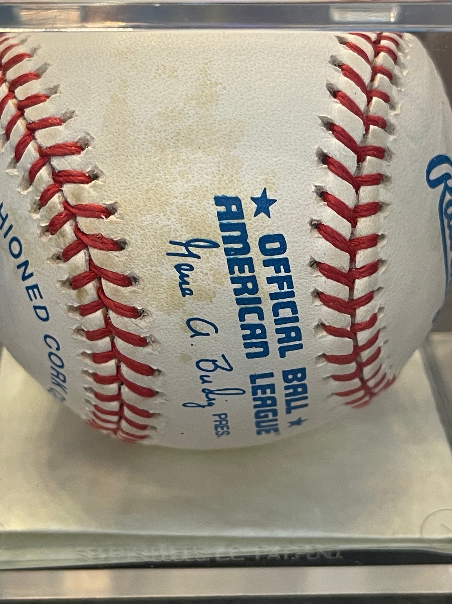 Jim Rice Autographed Baseball with Certificate and Card