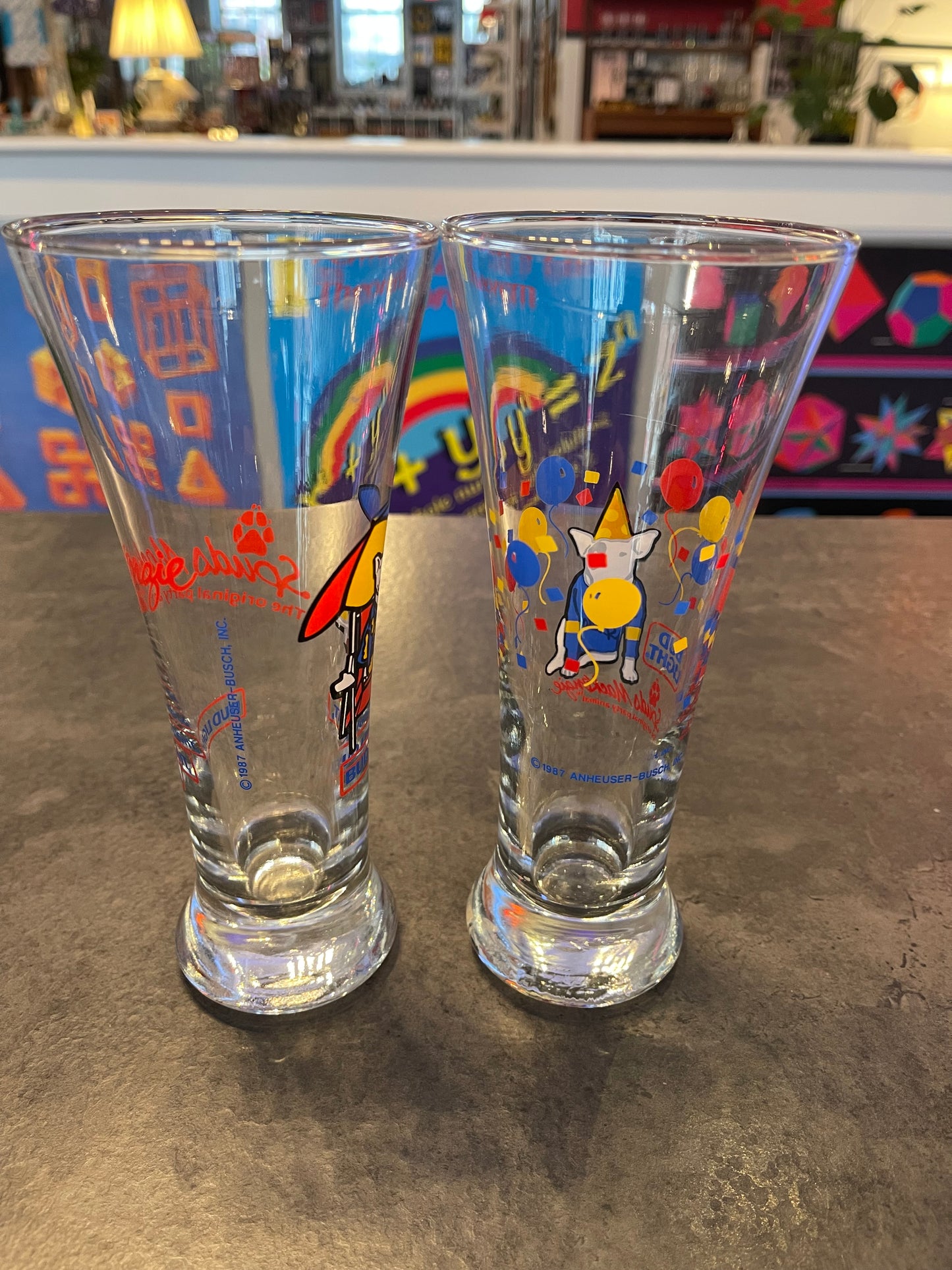Spuds McKenzie Beer Glass