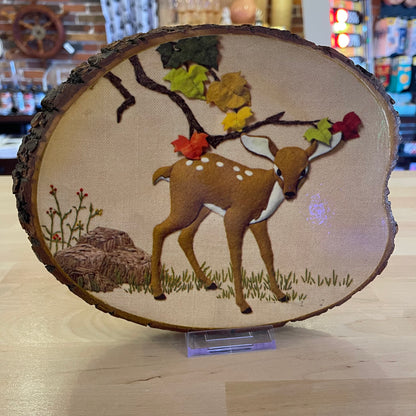 Decoupage Deer Art