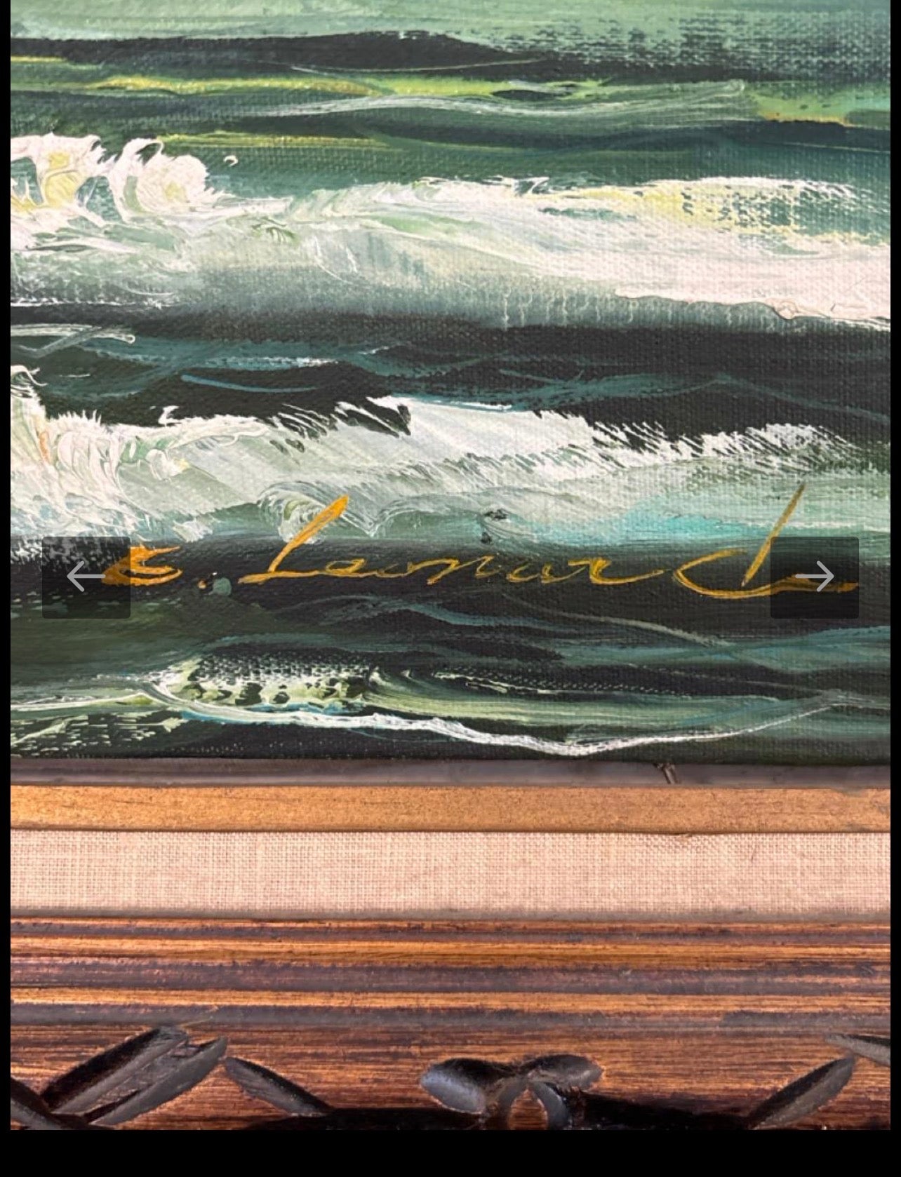 E. Leonard Maritime Painting