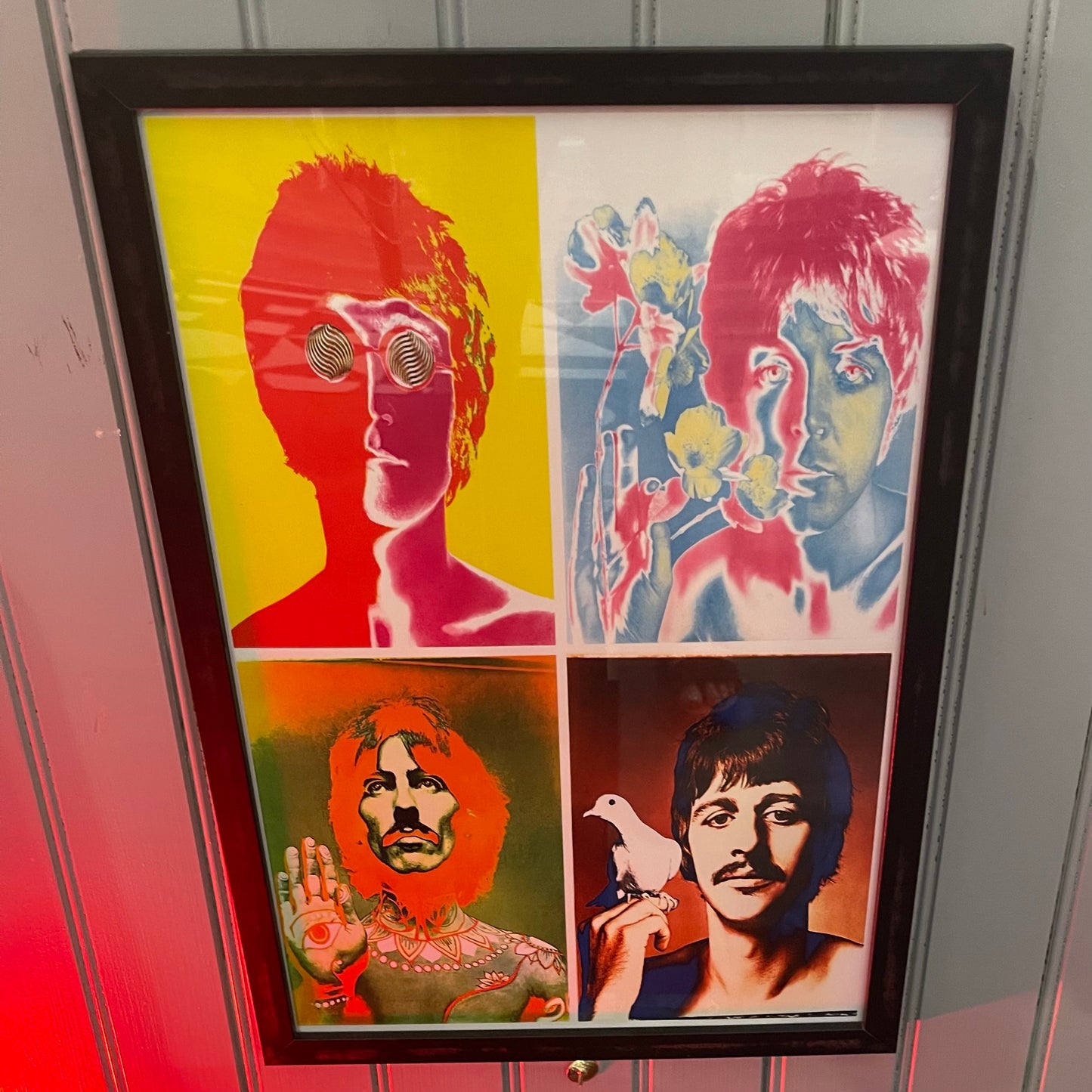 Trippy Beatles Poster (reprint) (Copy)