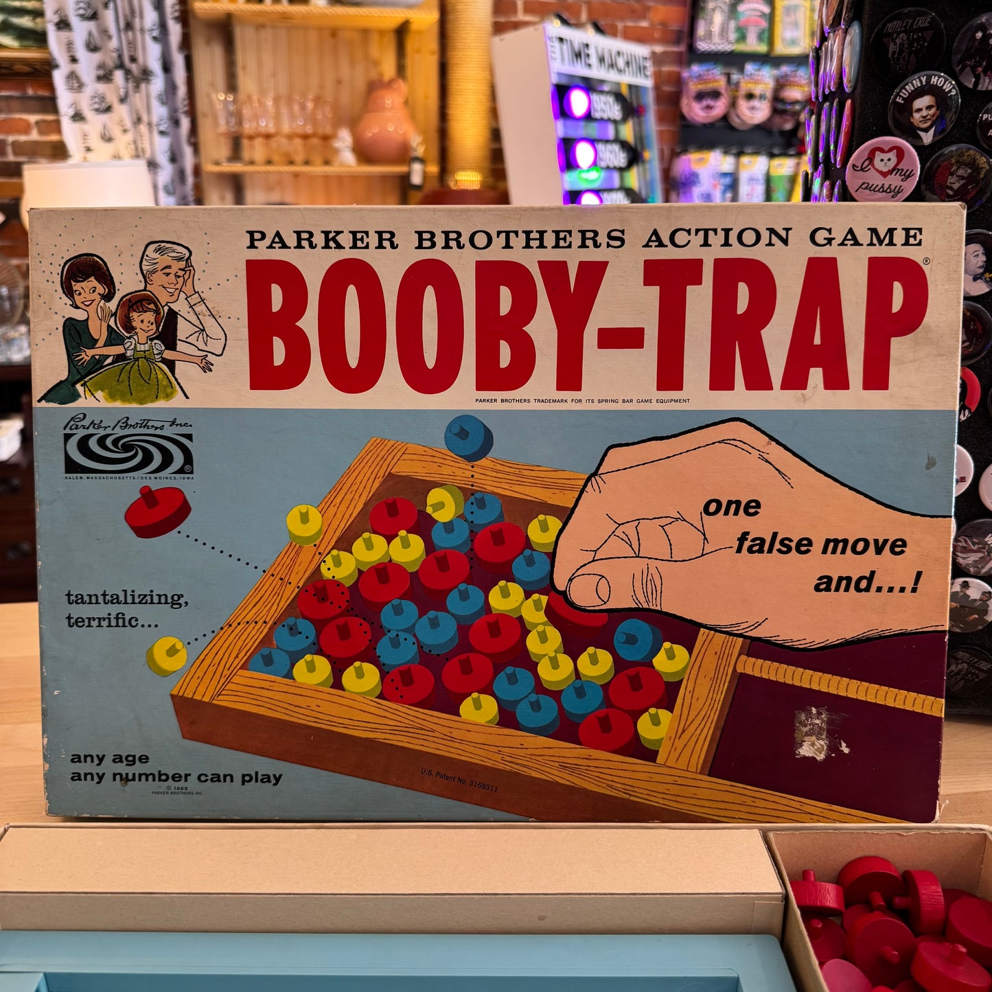 Complete Vintage Parker Bros Booby-Trap Board Game
