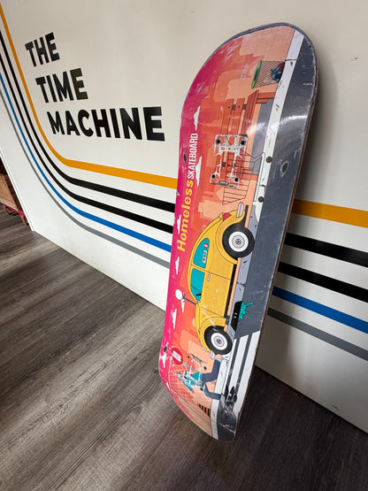 Skateboard Deck - Homeless VW Beetle - Vintage