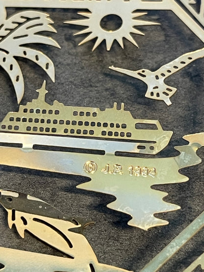Brass Bermuda Ornament