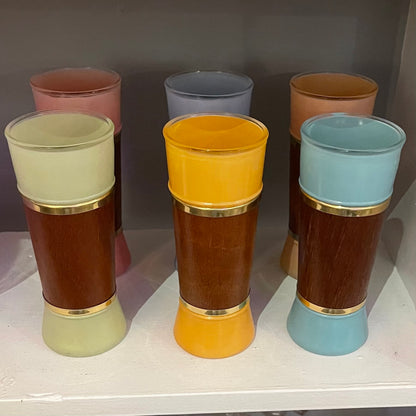 Tiki Rainbow Glasses Set of 6