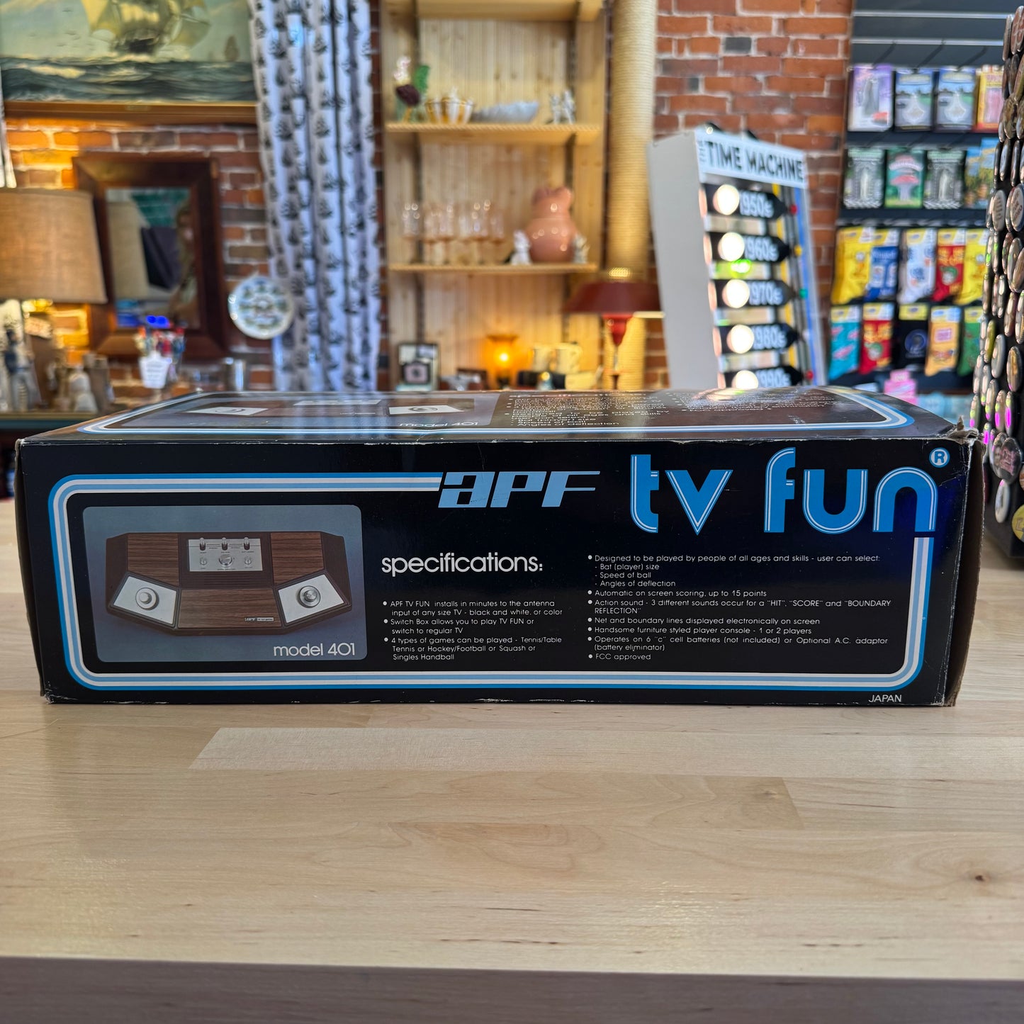 Working PONG - APF TV Fun Game Console/with Box