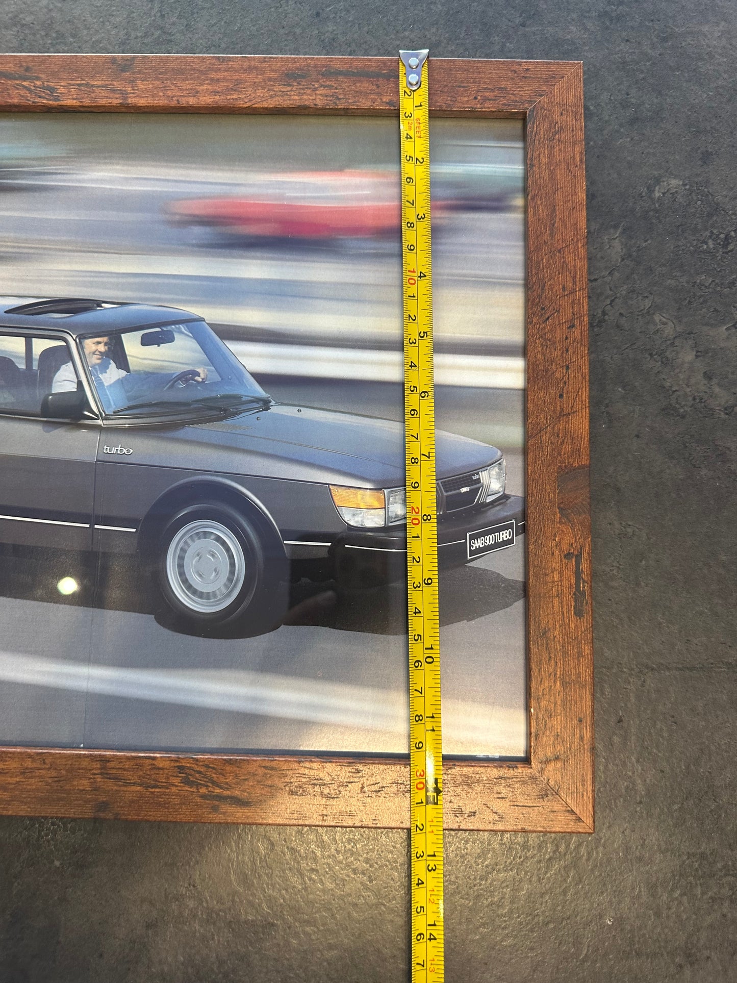 Saab 9000 Original Brochure Centerfold