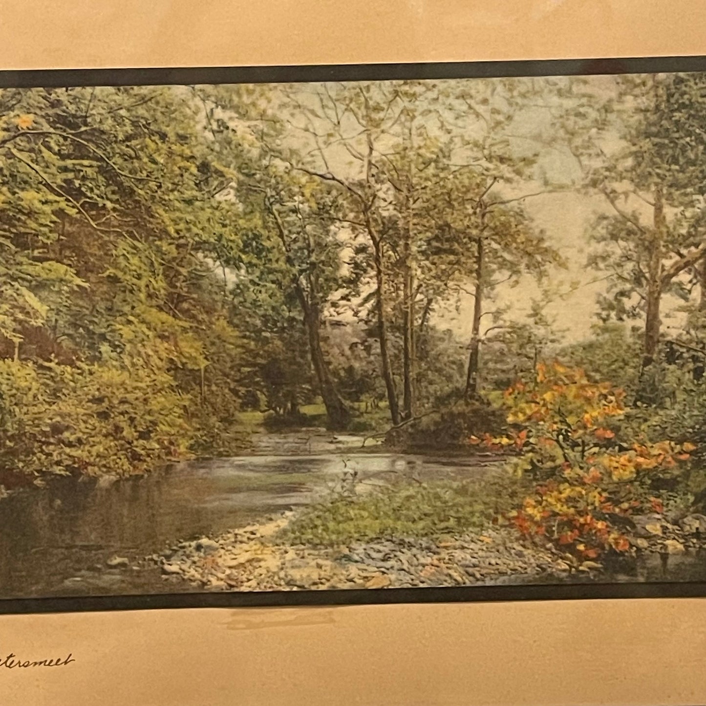 Framed Watersmeet Print