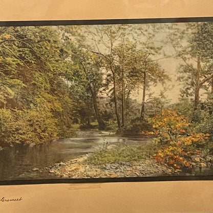 Framed Watersmeet Print