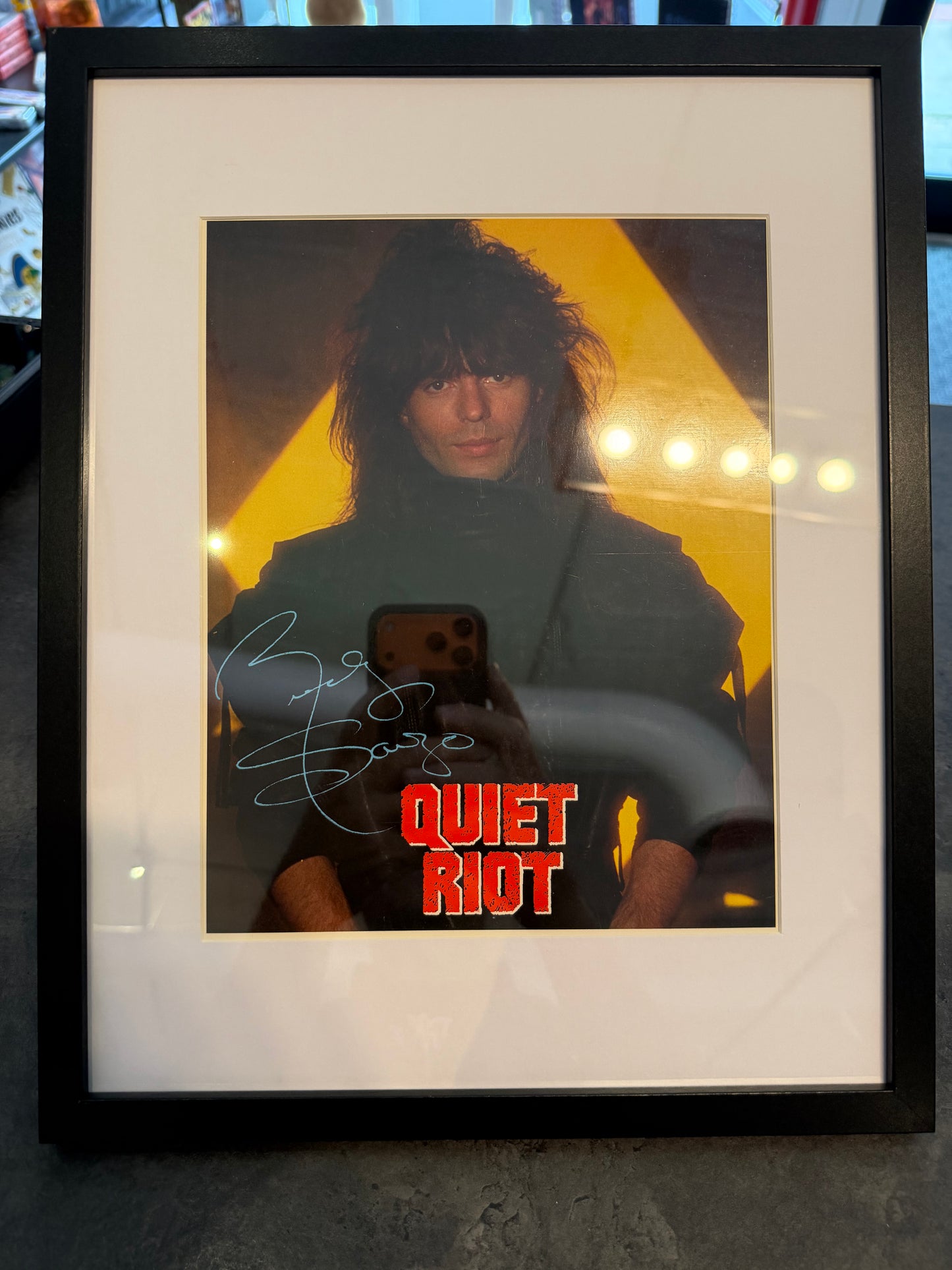 Framed Quiet Riot Rudy Sarzo