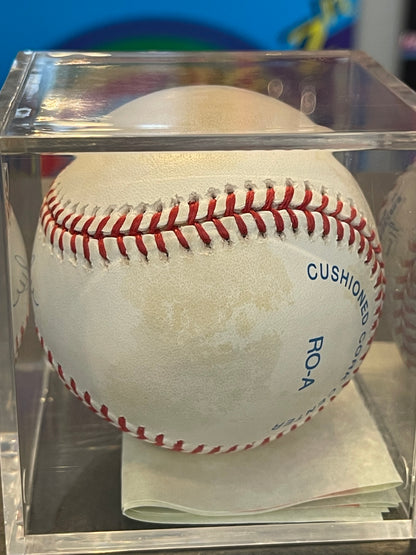 Jim Rice Autographed Baseball with Certificate and Card