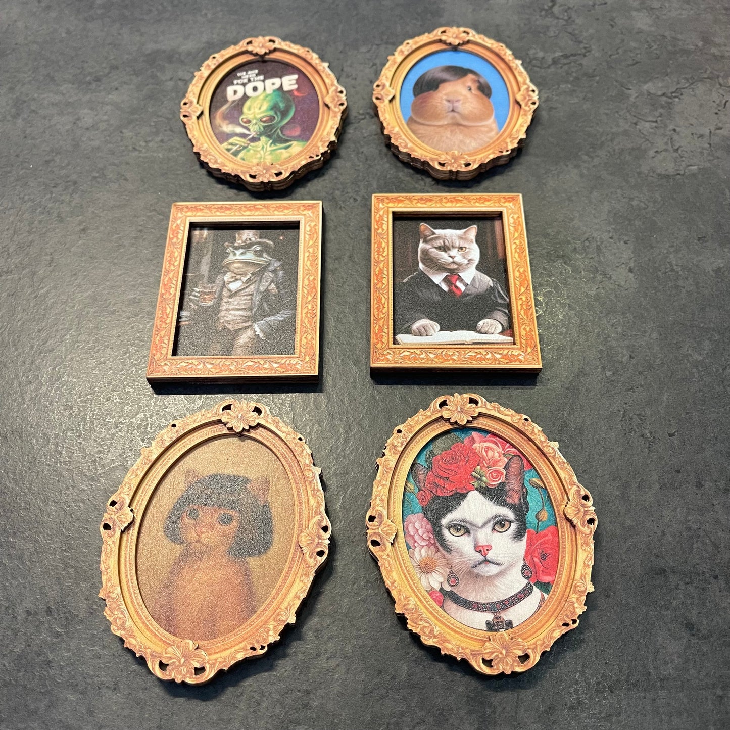 Wooden Frame Magnets