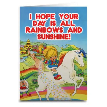 Rainbow Brite Greeting Card
