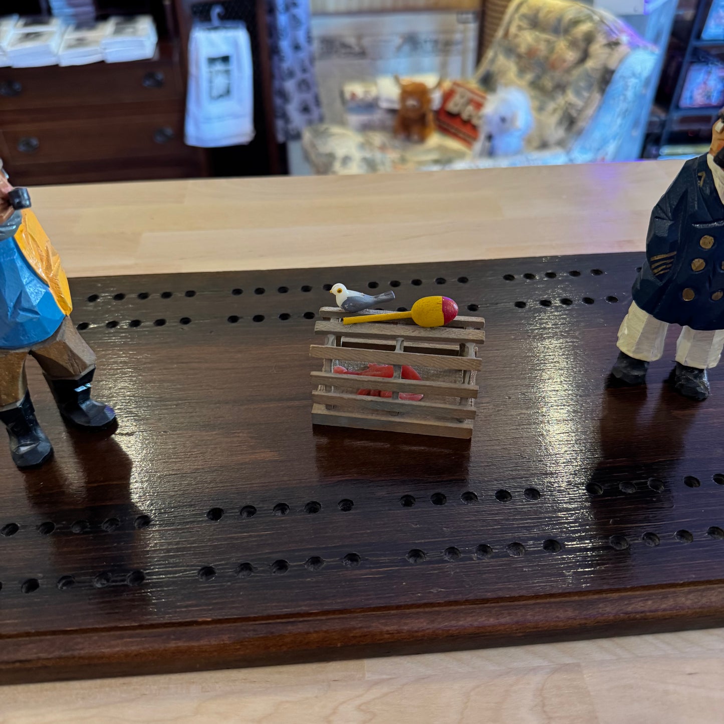 Old Captains Cribbage Board