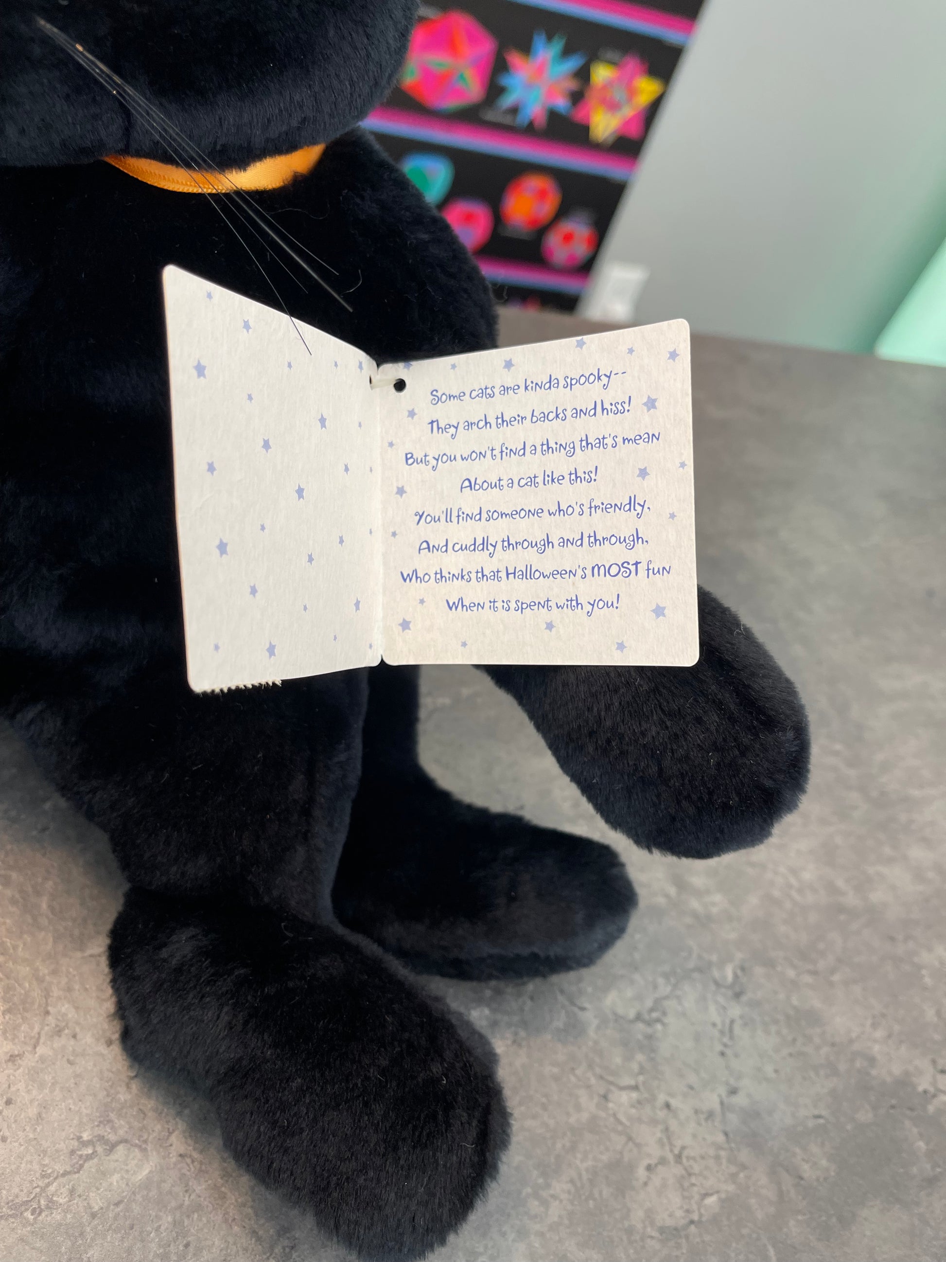 Vintage Hallmark Midnight Cat Plush