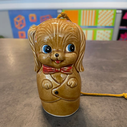 Ceramic Puppy Bell