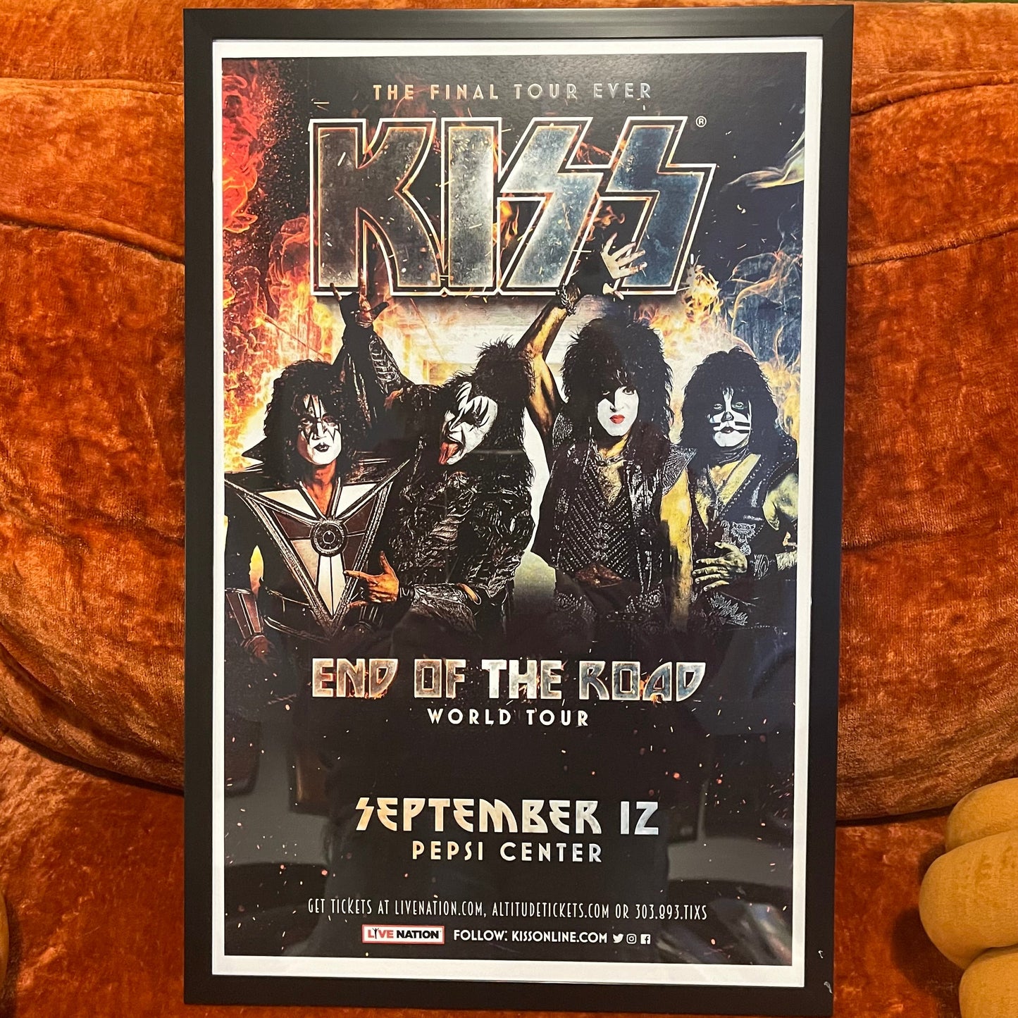 Kiss Concert Poster (reprint)