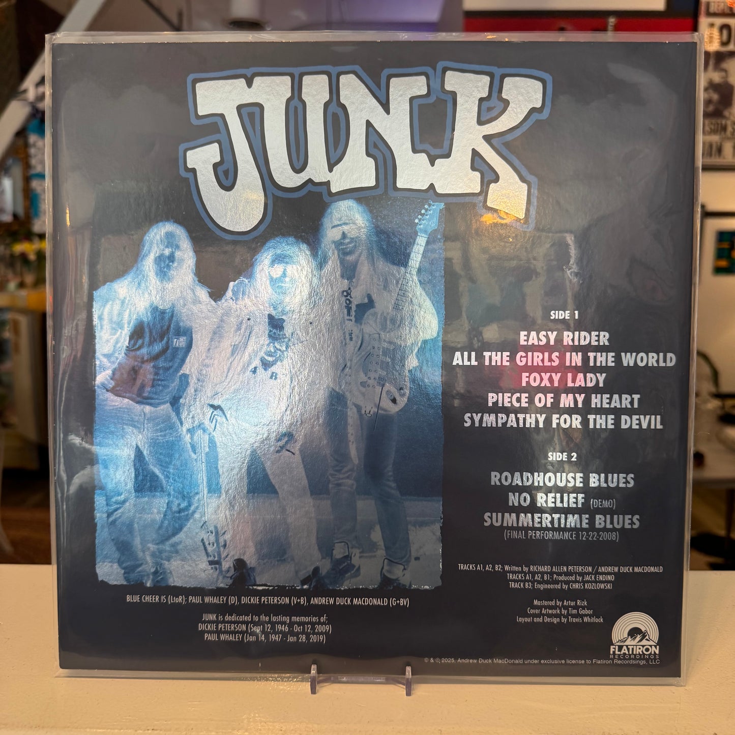 Blue Cheer - Junk Blue Swirl Vinyl 2025 Vinyl