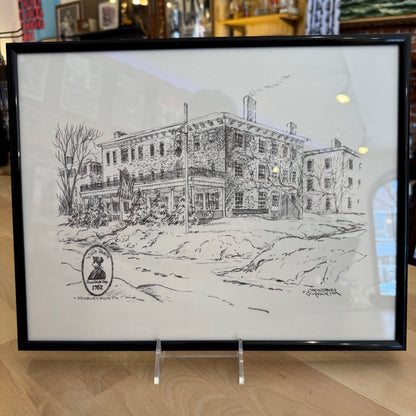 "Wolfe Tavern Newburyport, MA" Print by Christopher Gurshin 1978