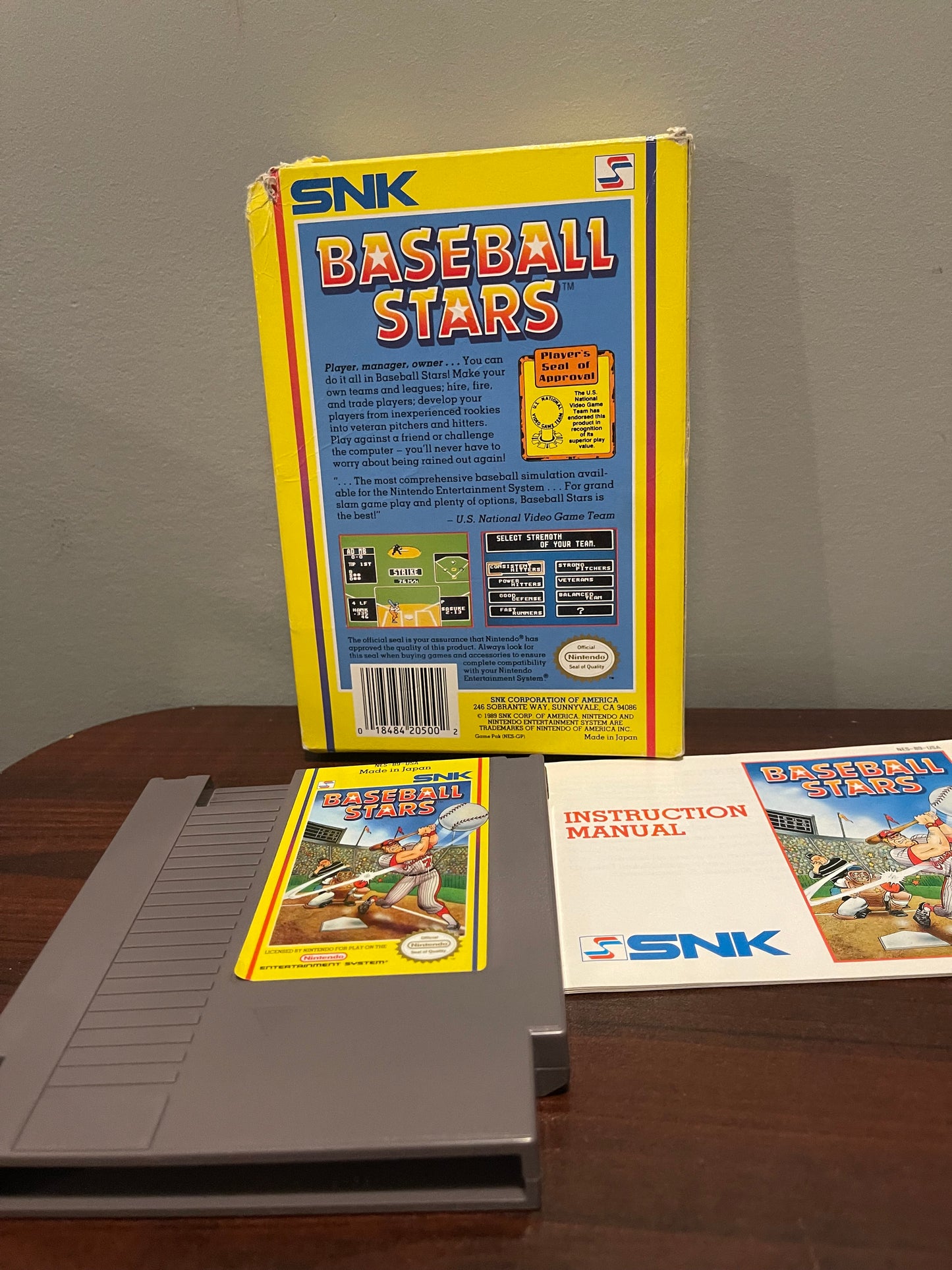 Baseball Stars NES Game