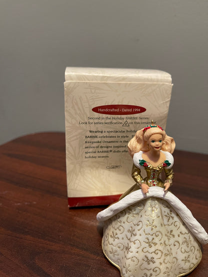 Hallmark 1994 Holiday Barbie Ornament