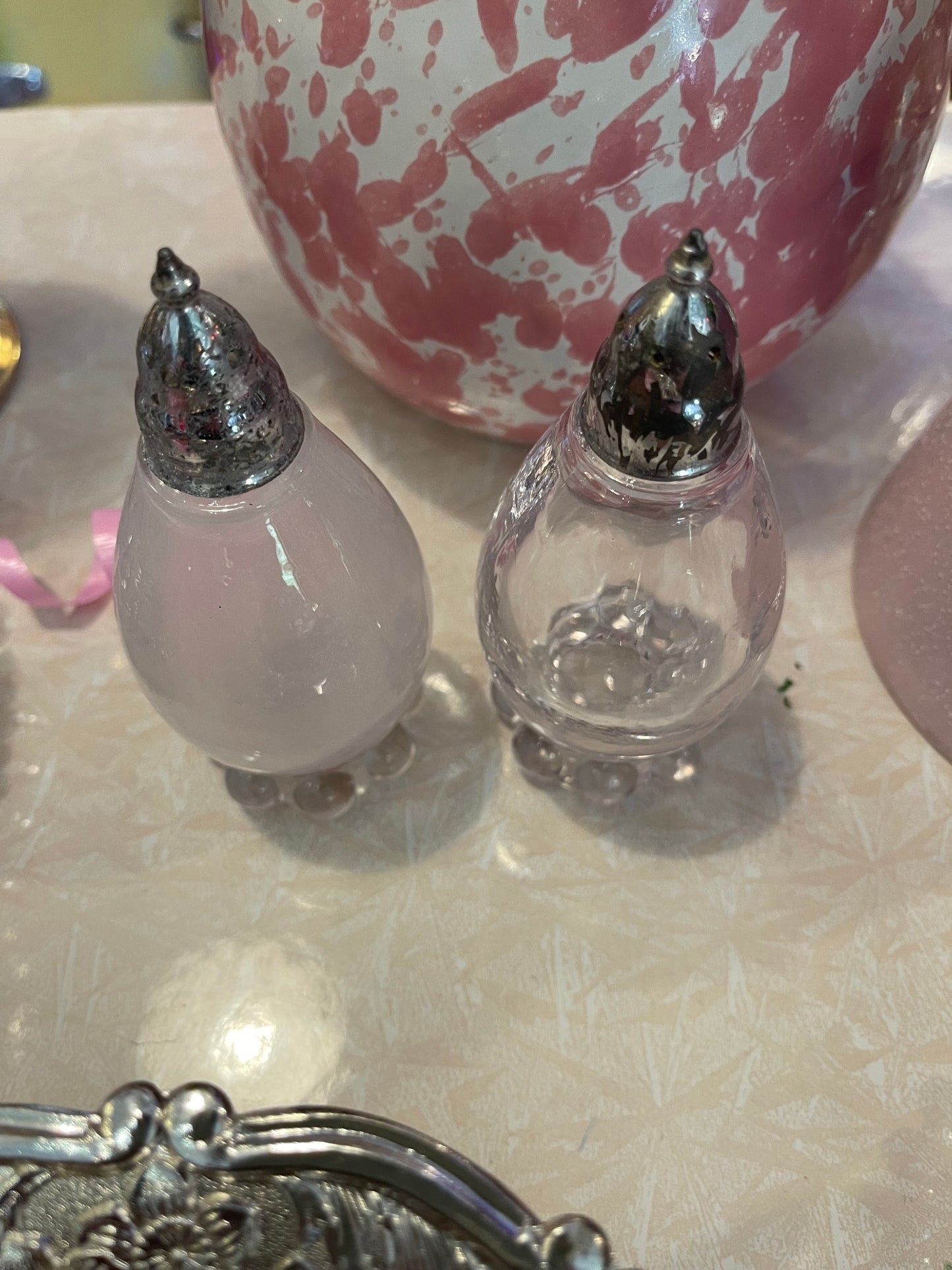 Candlewick Salt and Pepper Shakers