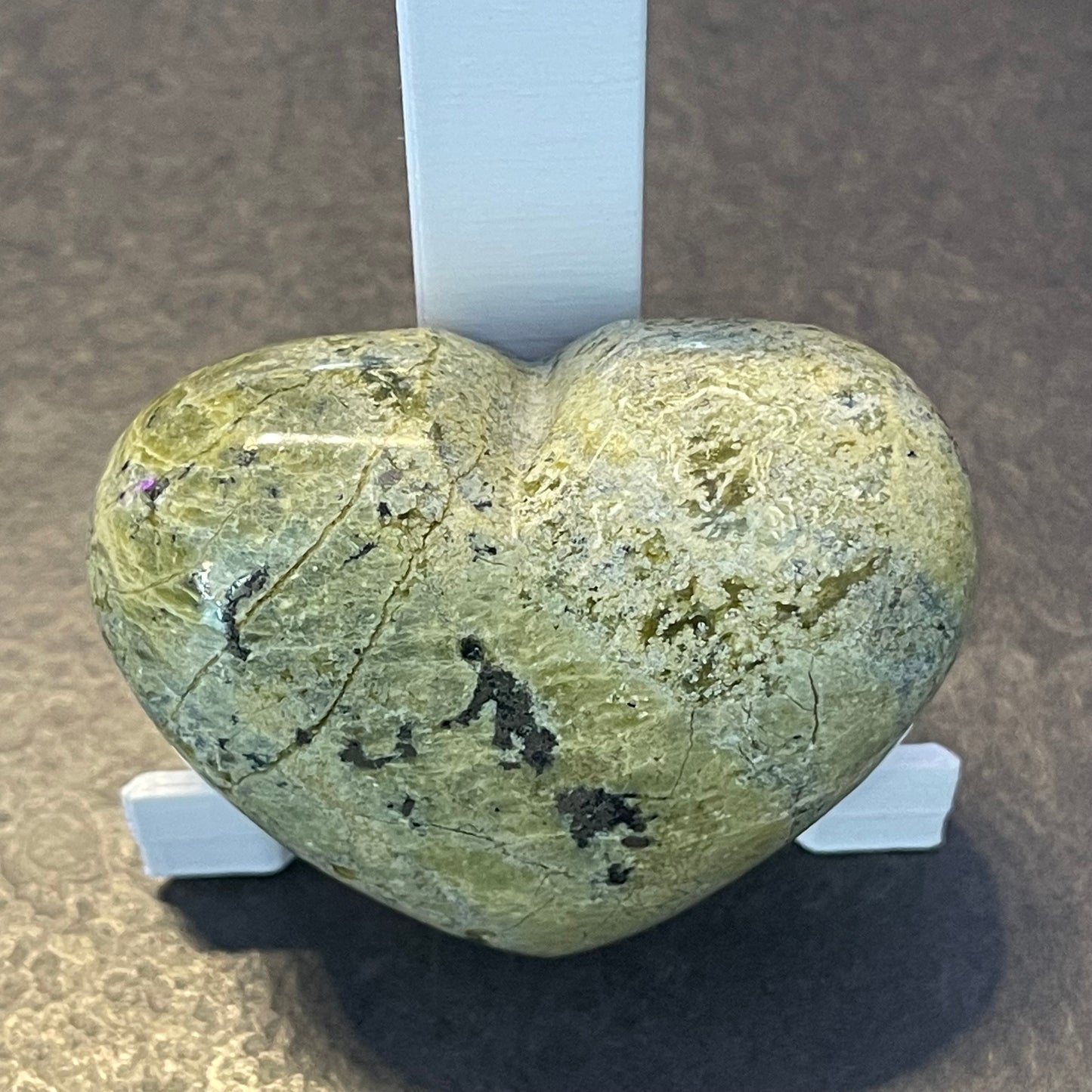 Serpentine Carved Heart