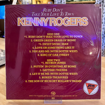 Kenny Rogers 'Ruby Don't Take Your Love to Town' Vinyl