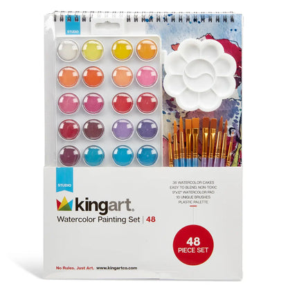 Watercolor Paint Set 48 Pc.