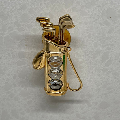 Mascot Int Gold Plated Golf Bag Sun-catcher