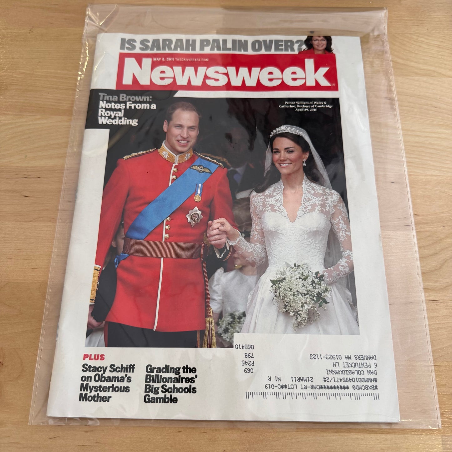 May 9 2011 William and Catherine Newsweek