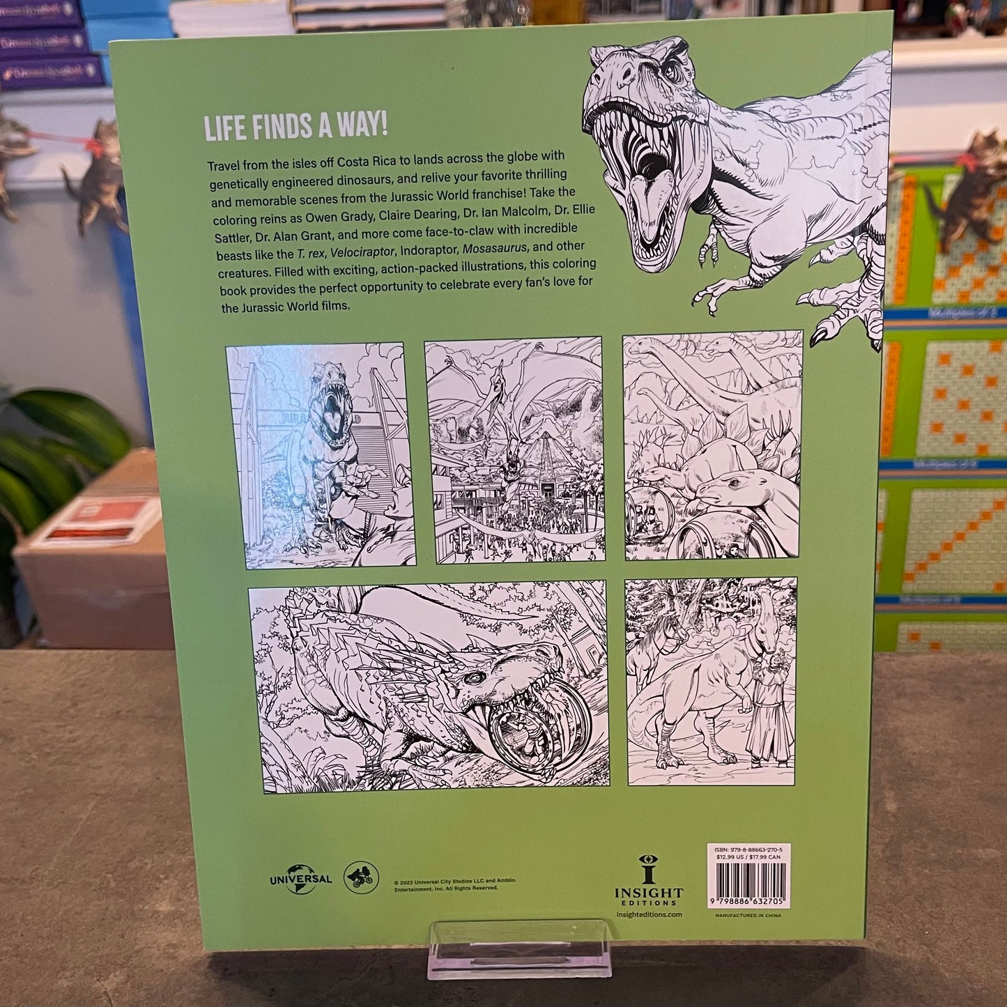 Jurrasic World Coloring Book
