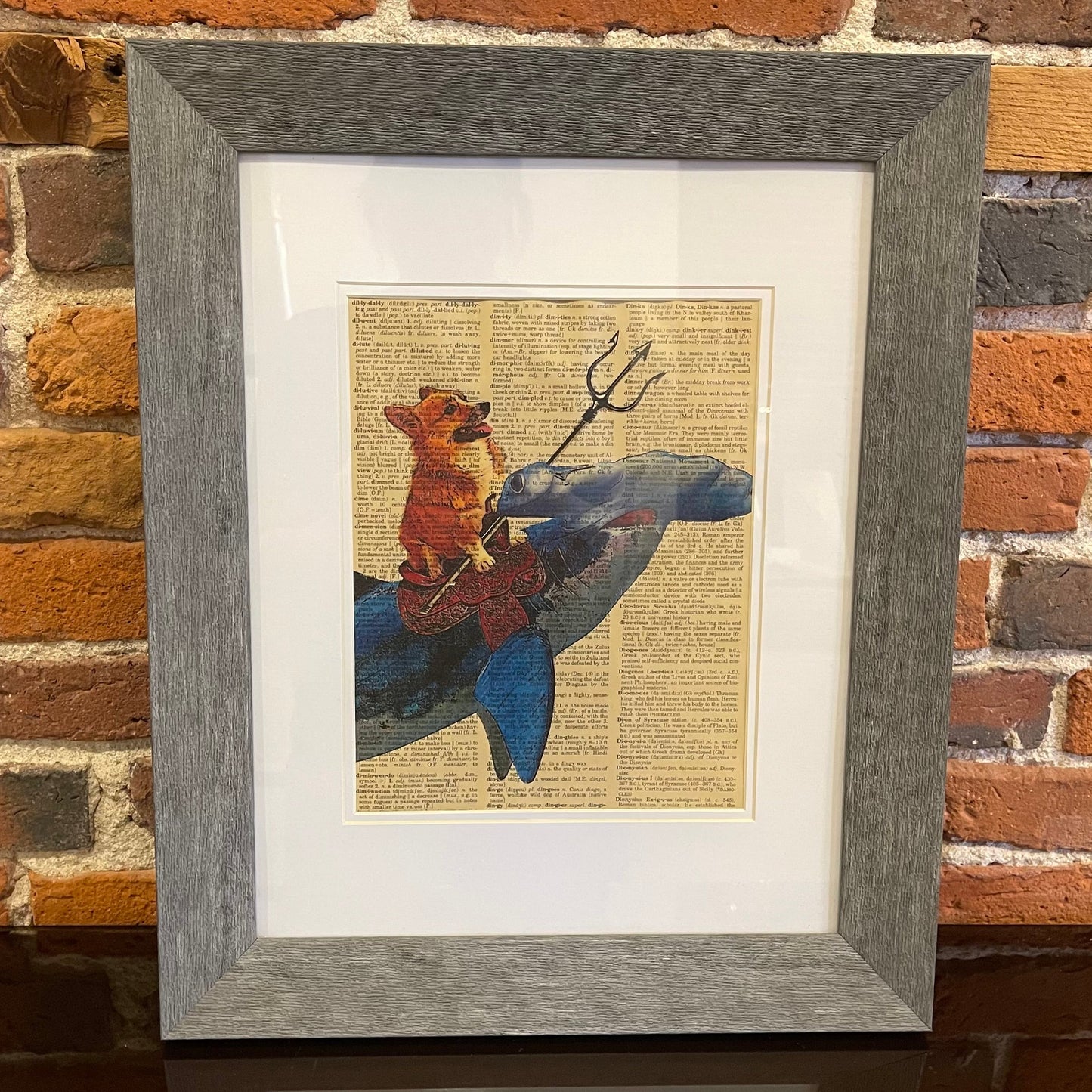 Corgi Hammerhead Print