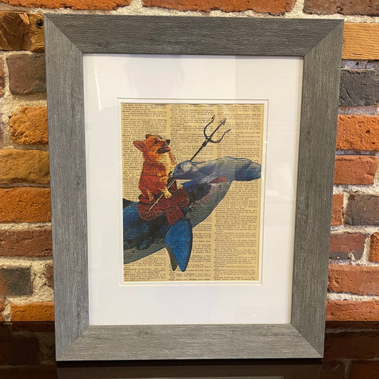 Corgi Hammerhead Print