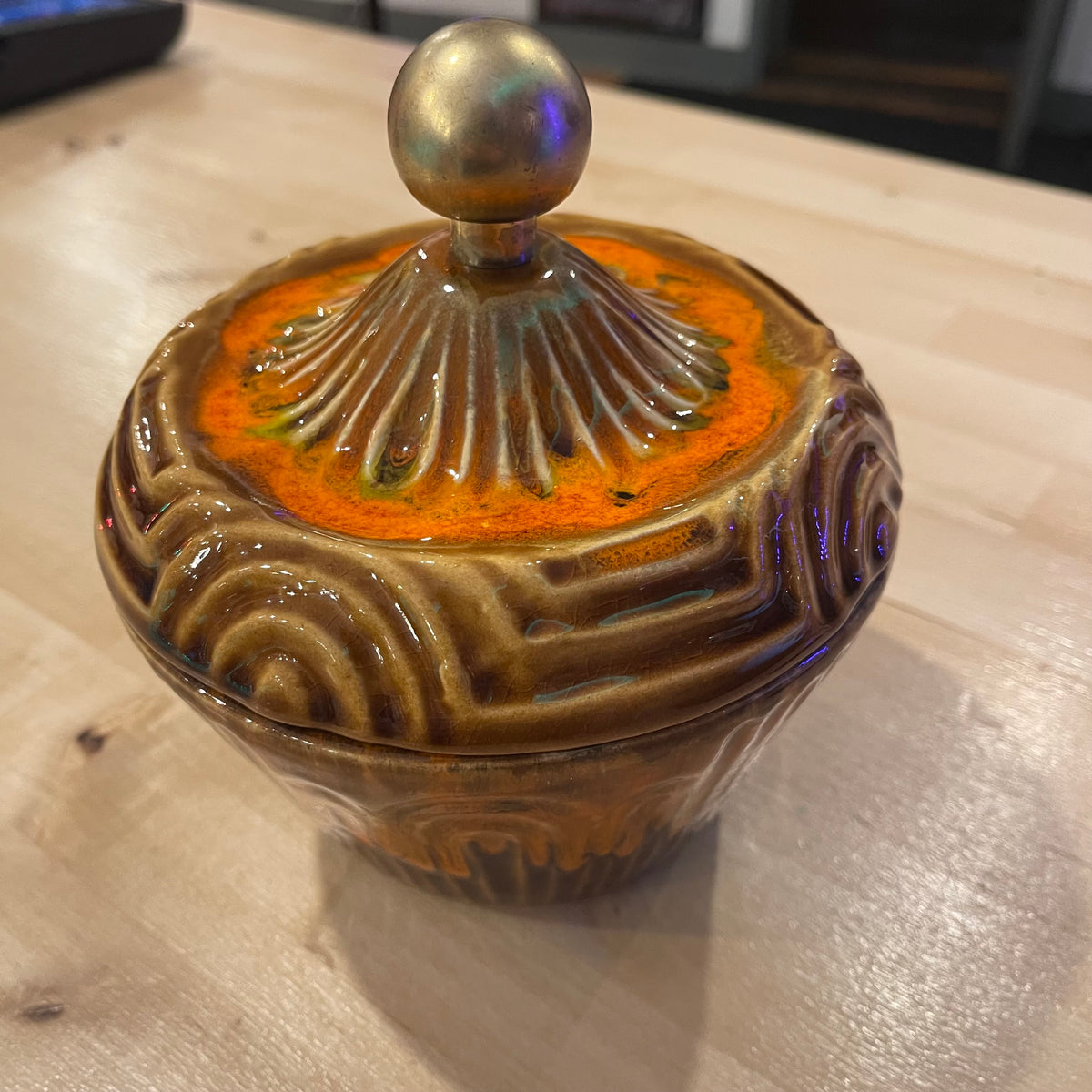 California Pottery Covered Dish