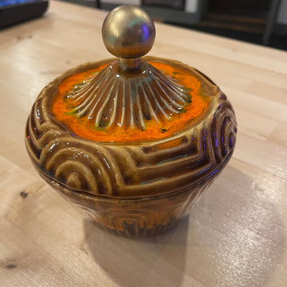 California Pottery Covered Dish