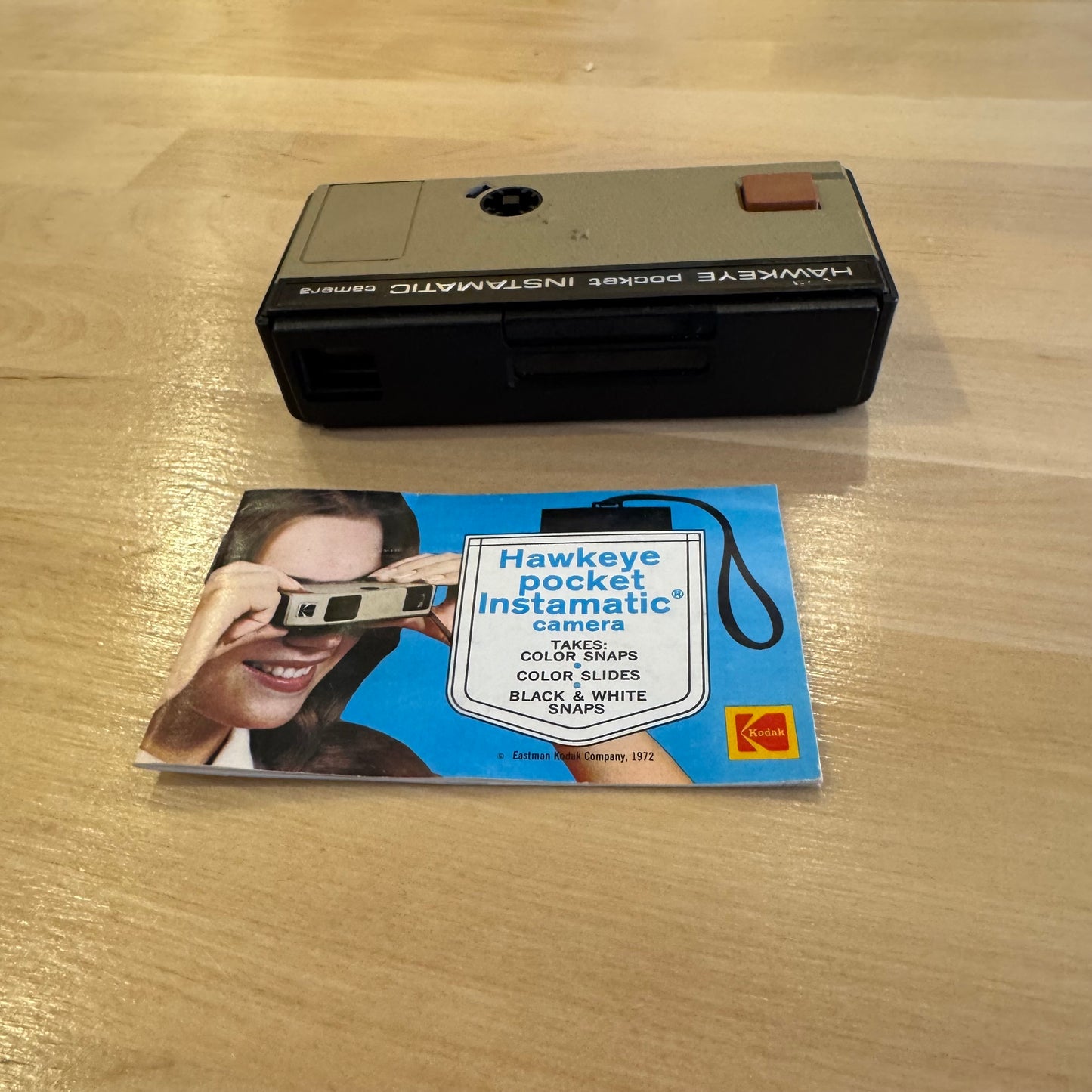 Kodak Hawkeye Pocket Instamatic Camera 110 Film Pocket Camera
