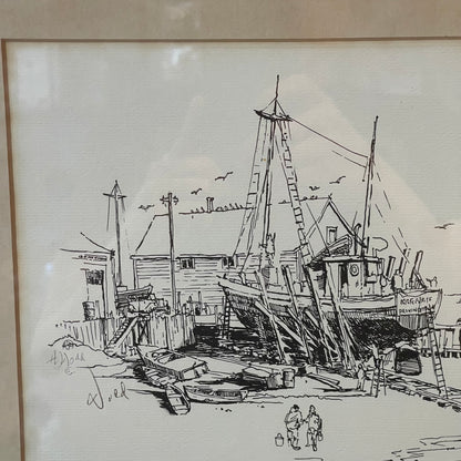Harvey Dodd Framed Art  - Dock